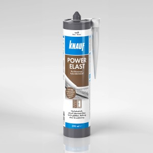 Knauf Power Elast 290ml Kartusche, Hybrid-Dichtstoff für innen & außen.