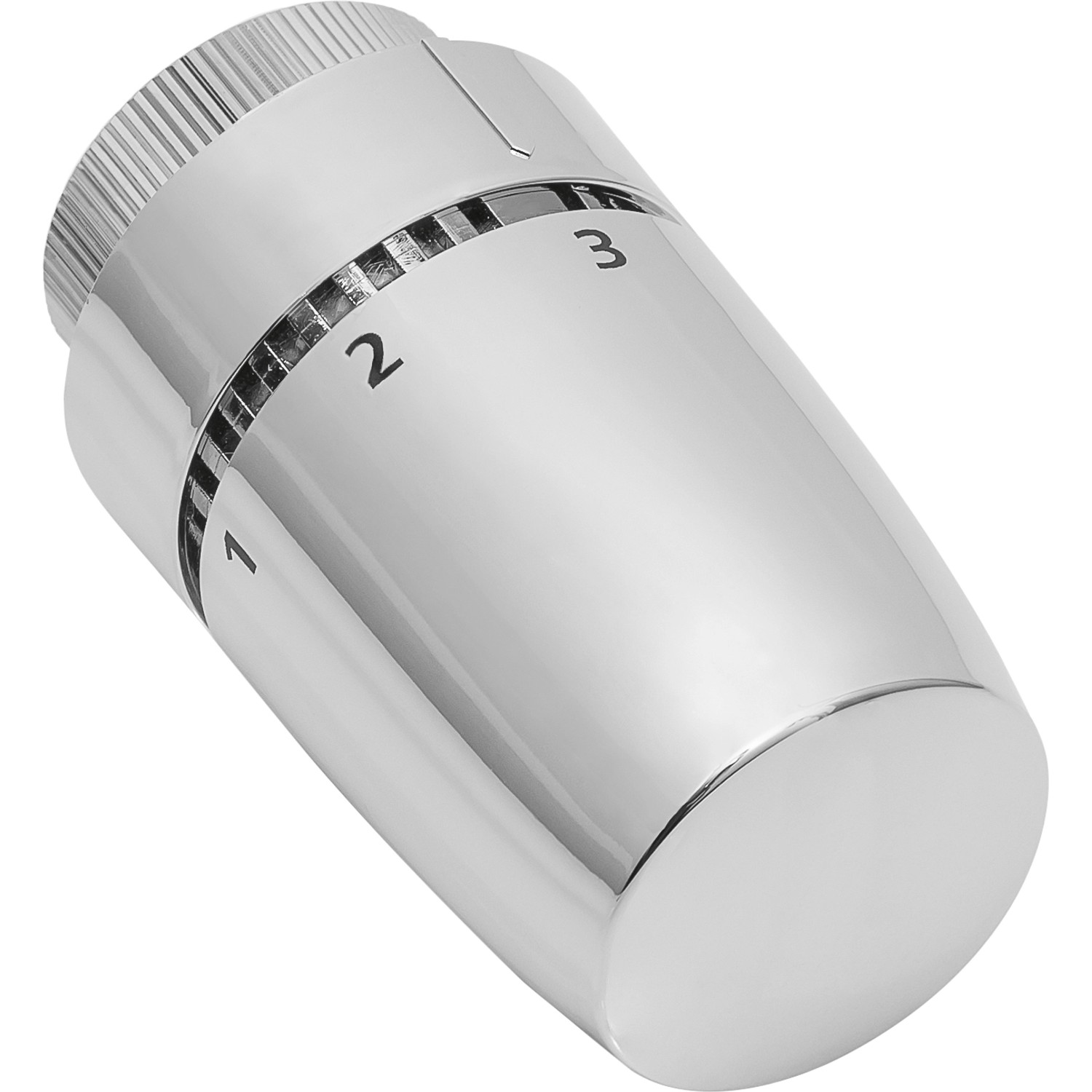 Thermostatventil Durchgangsform 21 mm (R 1/2) x 18,6 mm (RP 1/2) Chrom