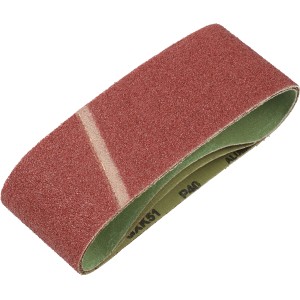 LUX Schleifband Classic, 75x457 mm, K40 für Bandschleifer. Zum Schleifen von Holz und Metall.