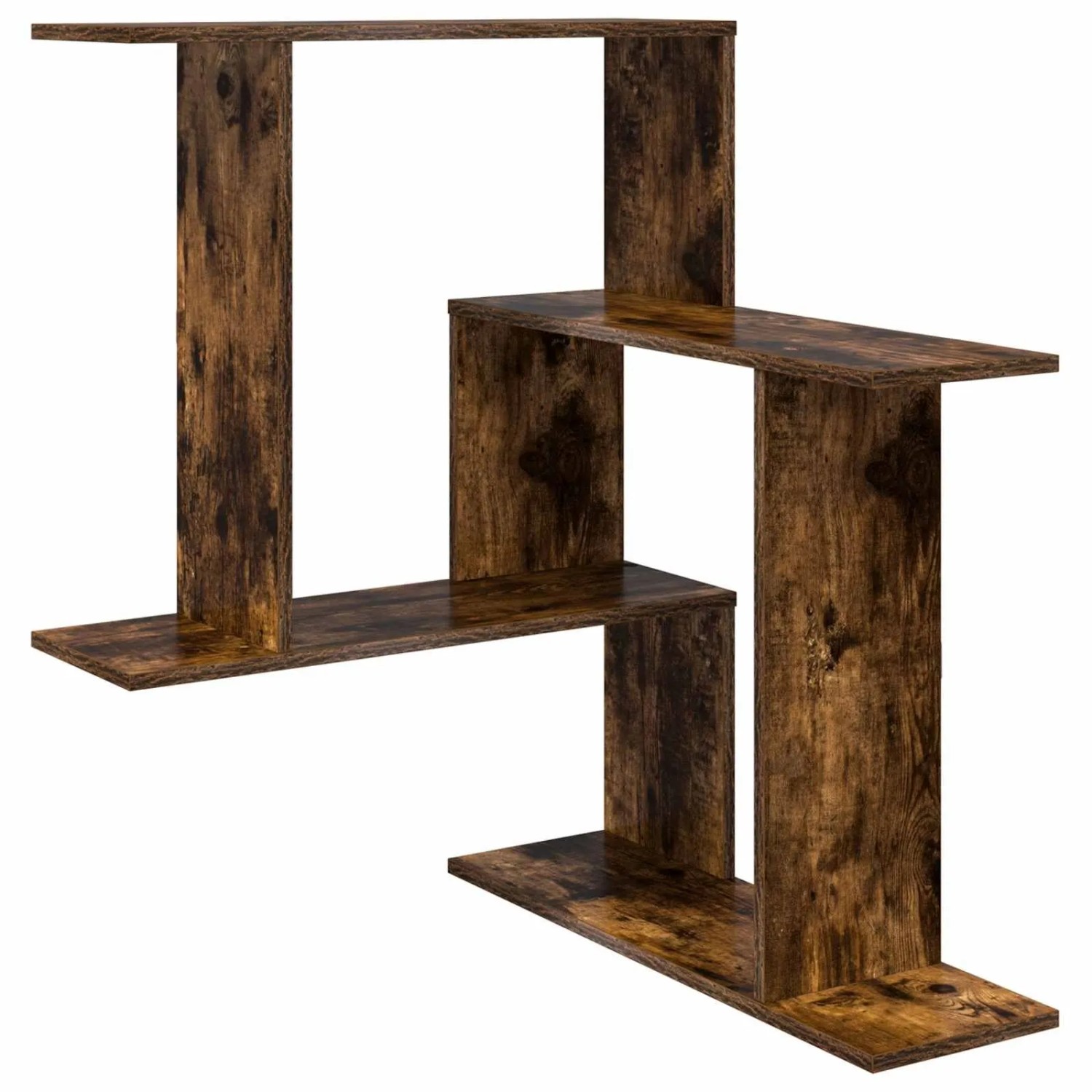 vidaXL Wandregal Raucheiche 67 x 67 x 87 cm Holzwerkstoff 8012224