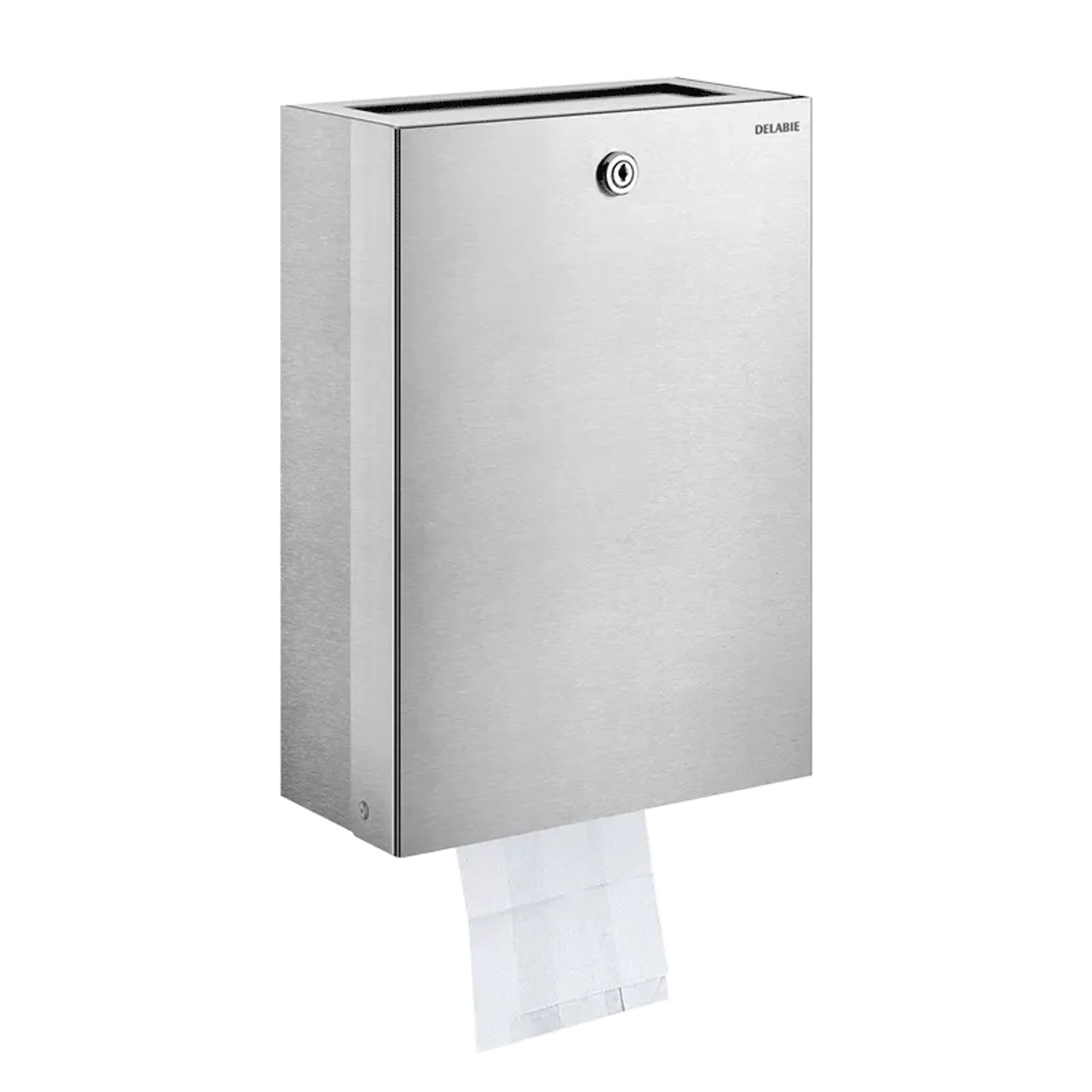 Delabie Hygienebeutelspender und Abfallbehälter Edelstahl seidenglänzend