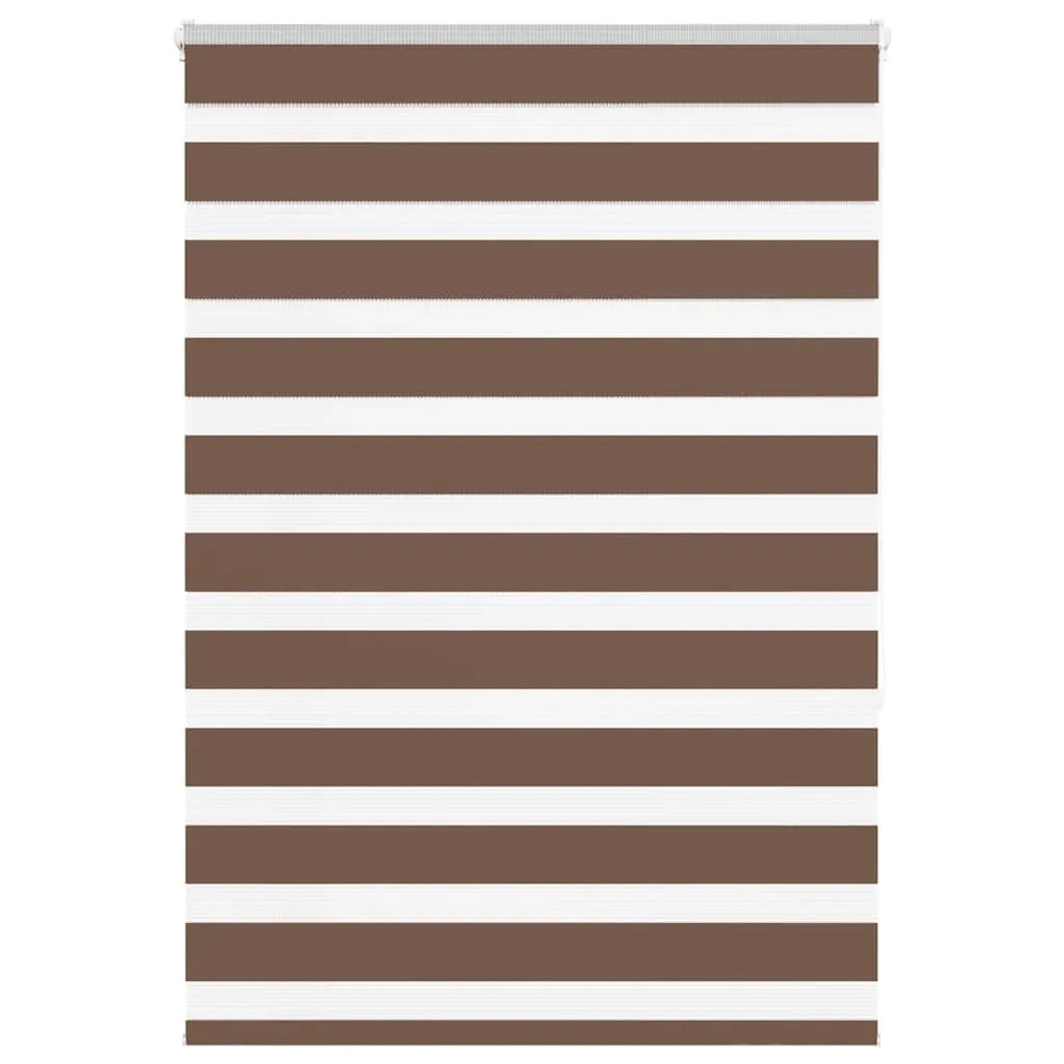 vidaXL Doppelrollo Braun 100x150 cm Stoffbreite 95,9 cm Polyester 4014339 günstig online kaufen