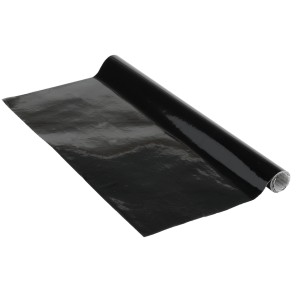 Venilia Klebefolie, 45x150 cm, Schwarz, selbstklebend für Bastelarbeiten & Möbel.