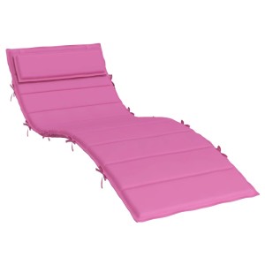 vidaXL Sonnen-Lounger Kissen Rosa 180 x 60 x 4 cm Oxford-Stoff 361872