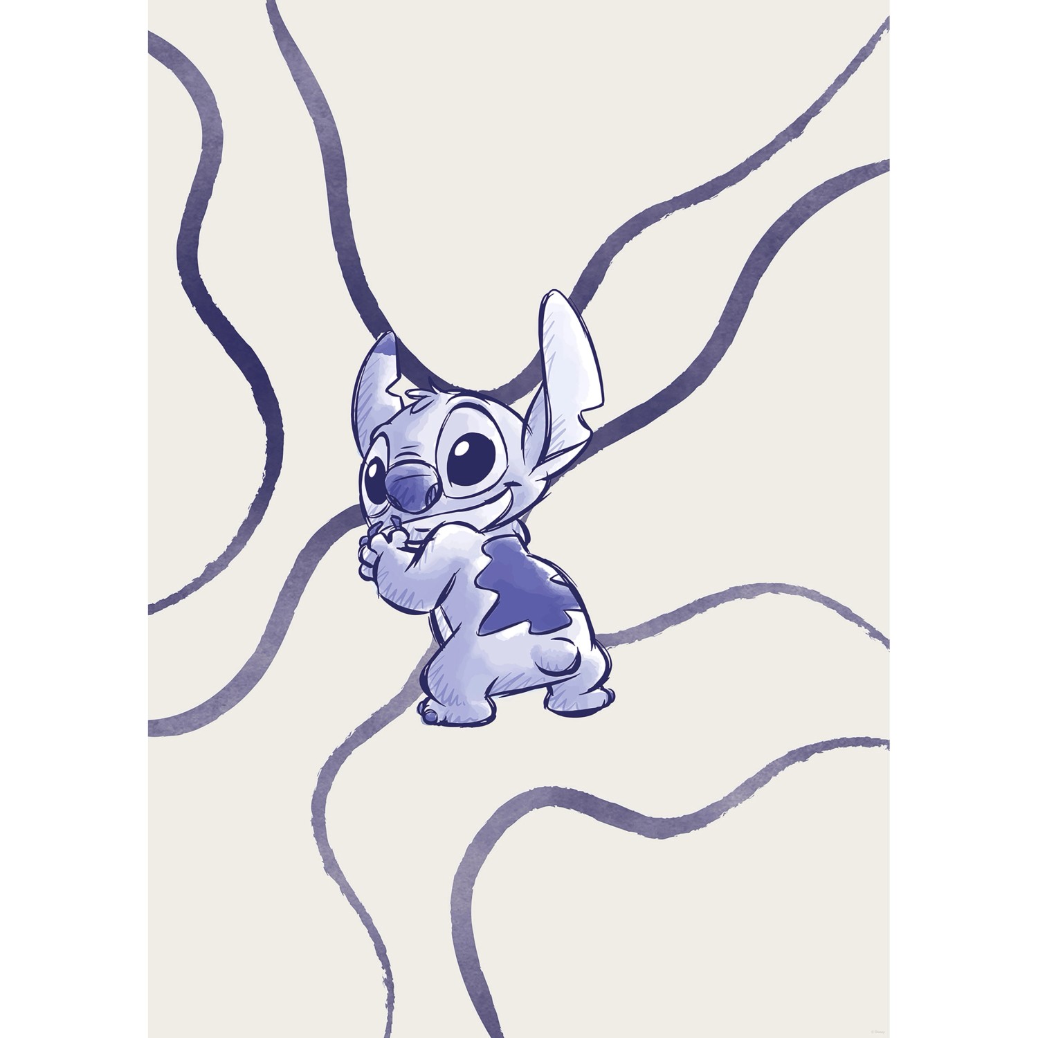 Komar Wandbild Disney Lilo and Stitch Brave and Wild 50 cm x 70 cm günstig online kaufen