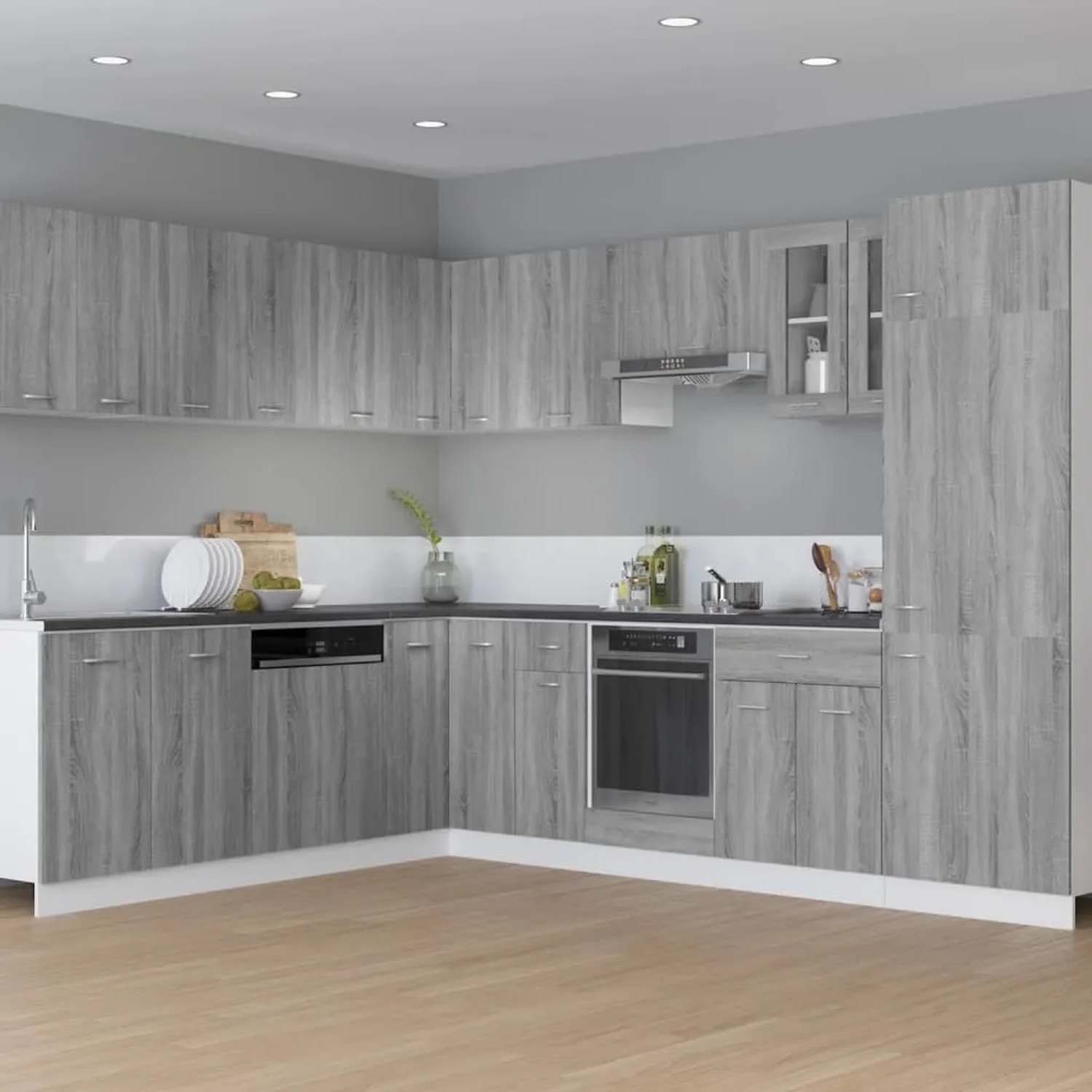 vidaXL Küchenhängeschrank Grau Sonoma 29,5 x 31 x 60 cm Holzwerkstoff kaufen bei OBI