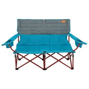 Costway Campingstuhl für 2 Personen mit Verstellbaren Armlehnen 272 kg