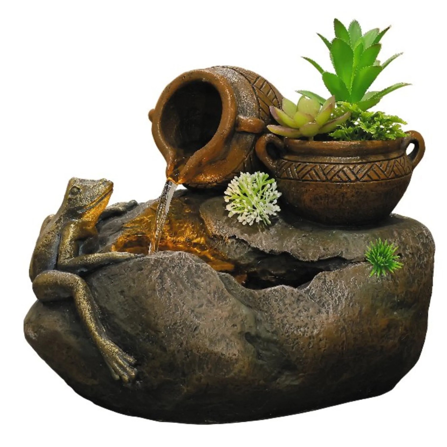 Granimex Raumbrunnen Bahuto LED-Beleuchtung