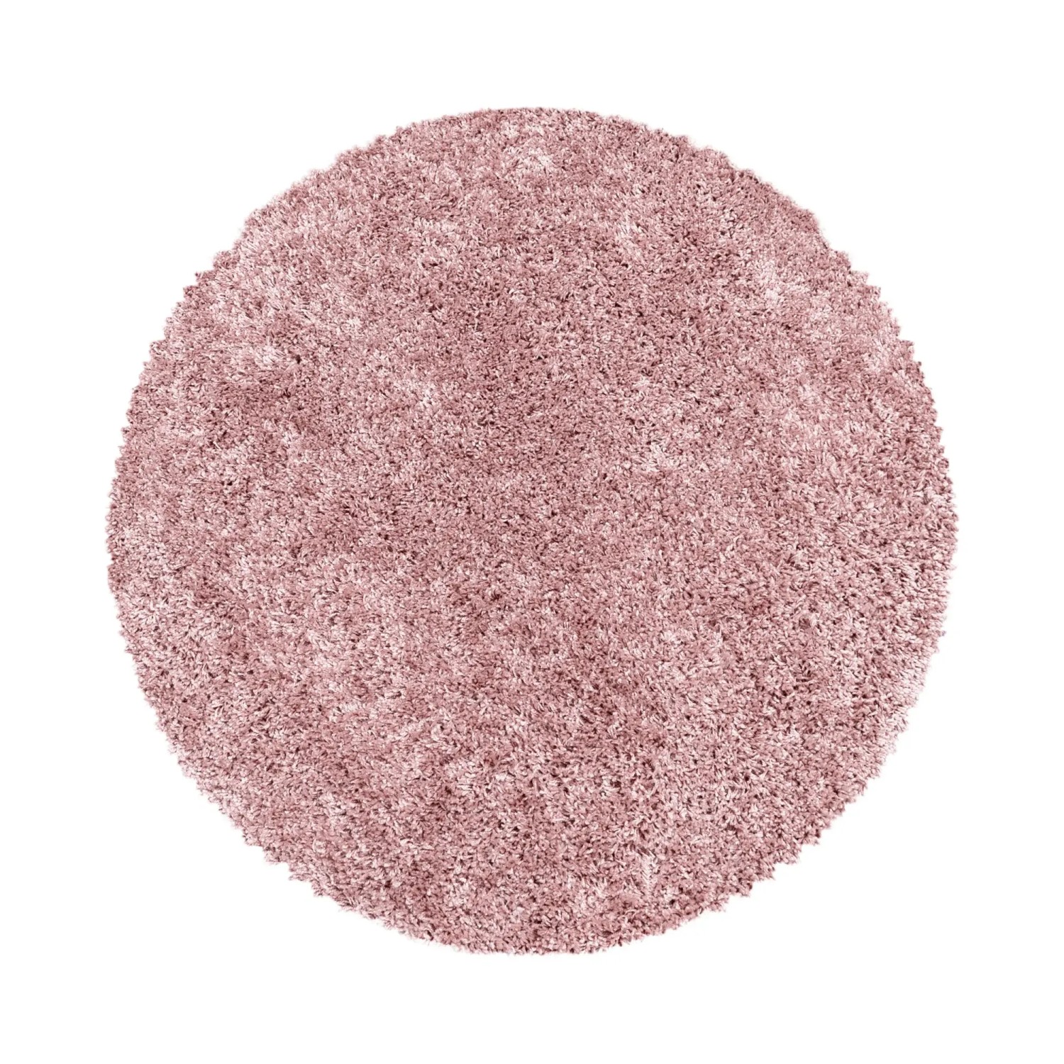 Ayyildiz Hochflorteppich Sydney 3000 Rosa Ø 80 cm