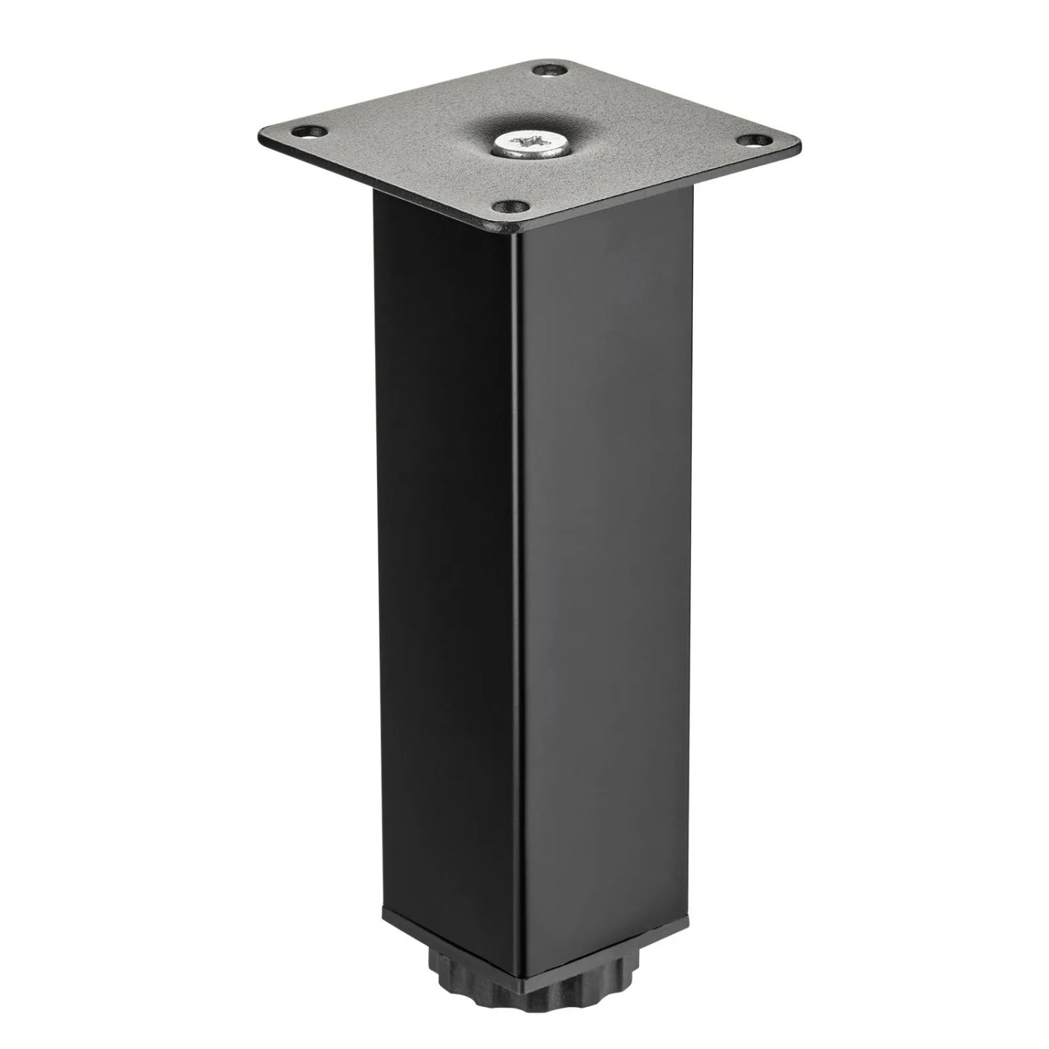 SOTECH Möbelfuß ZULU 38 x 38 x 150 mm Schwarz Matt