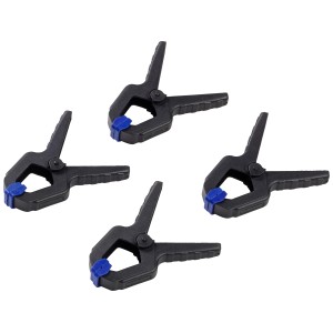 4er-Set LUX Leimklemmen Classic, 25 mm Spannweite, aus Kunststoff, für Werkstücke.