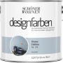 Farbeimer Schöner Wohnen Designfarben Klares Eisblau, matte Wandfarbe für Innenräume.