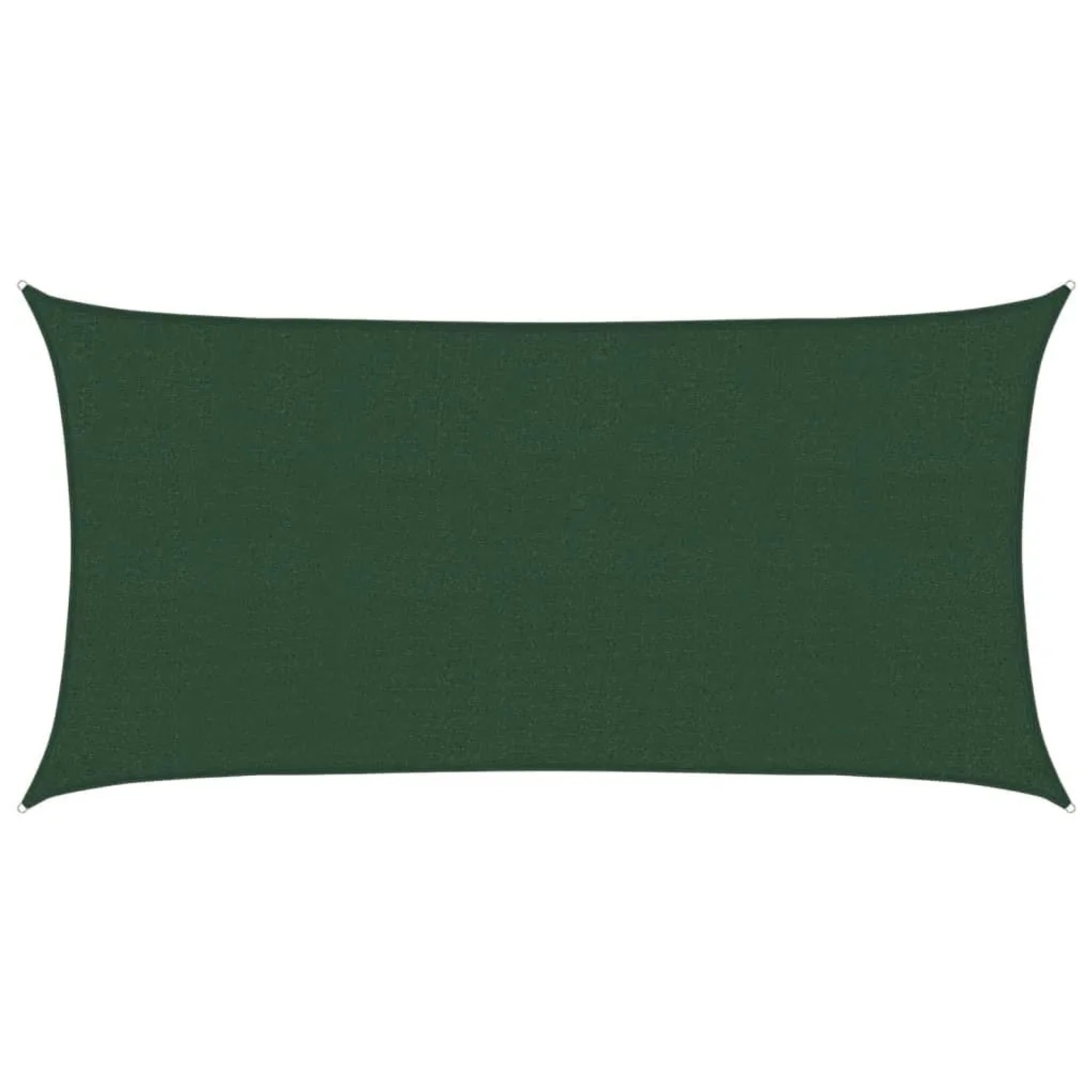vidaXL Sonnensegel 160 g/m² Dunkelgrün 2x4 m HDPE 311449