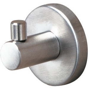 Tiger Boston Wandhaken, Edelstahl gebürstet, kleiner Handtuchhalter für Bad und Küche.