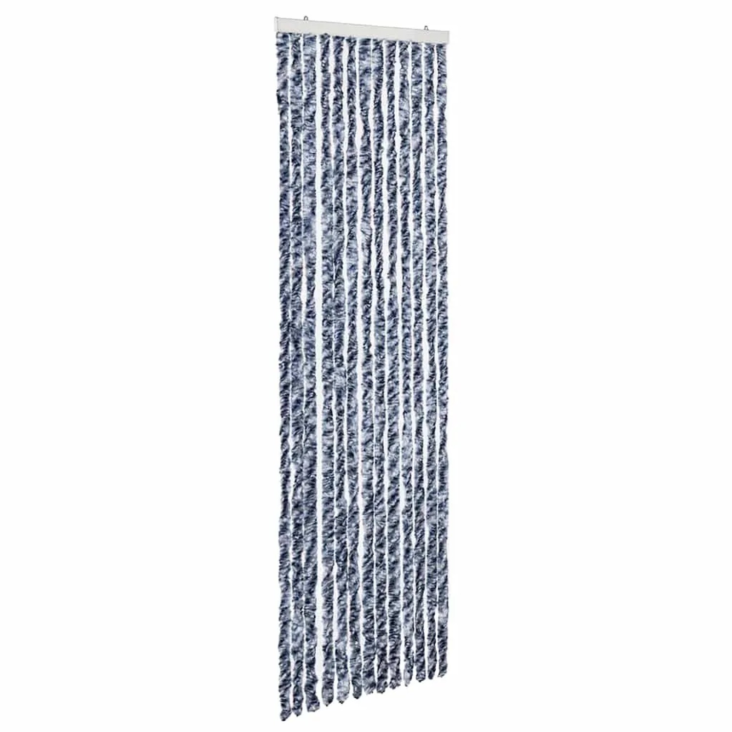 vidaXL Insektenschutz-Vorhang Blau und Weiß 56x200 cm Chenille 315126