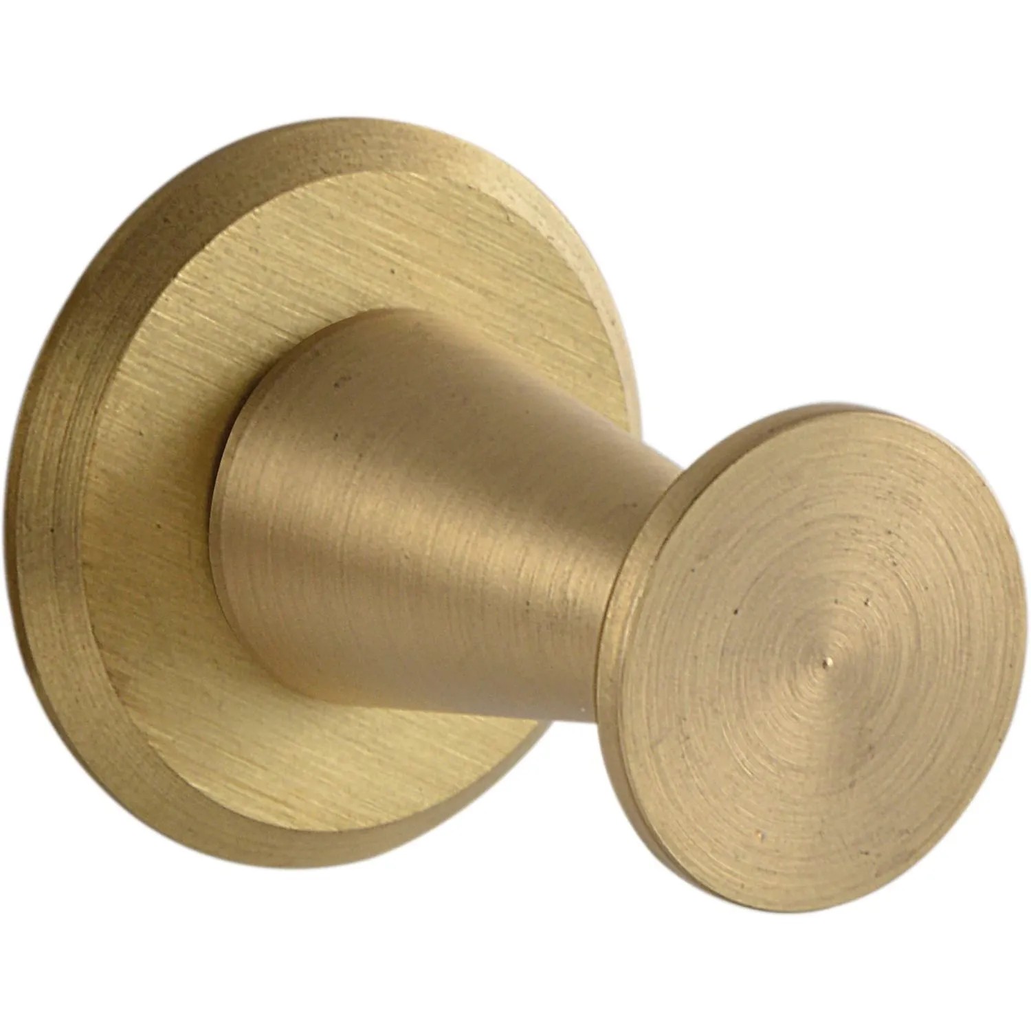 Simausrom Mantelhaken Medellot Platte Ø 30 mm Tiefe 33 mm Messing Matt Lackiert