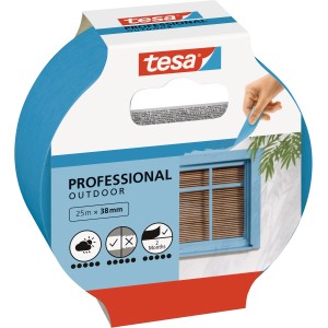 Tesa Malerband Professional Outdoor, 25 m x 38 mm, für präzise Außenanwendungen.