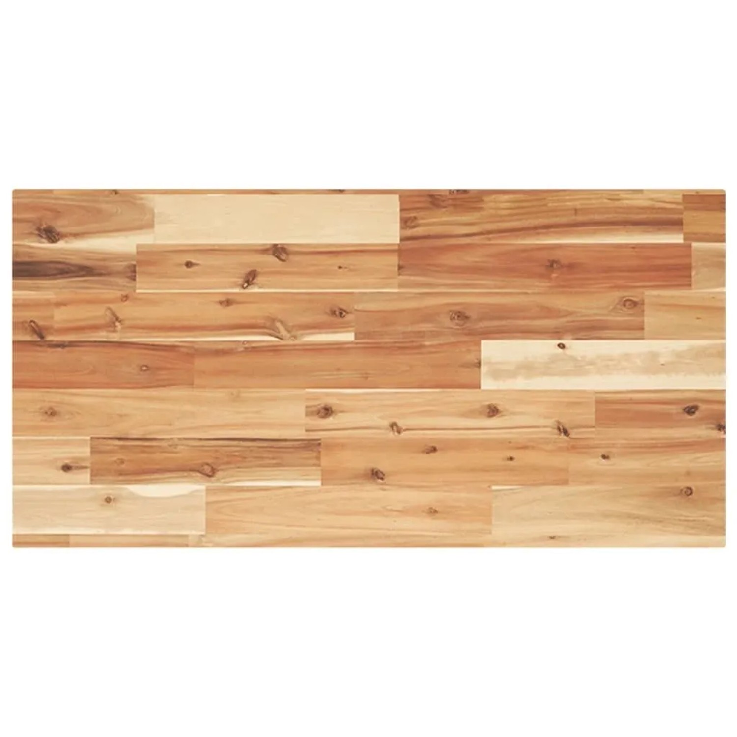 vidaXL Schweberegal 100x40x2 cm Massivholz Akazie Ölbehandelt 3279559