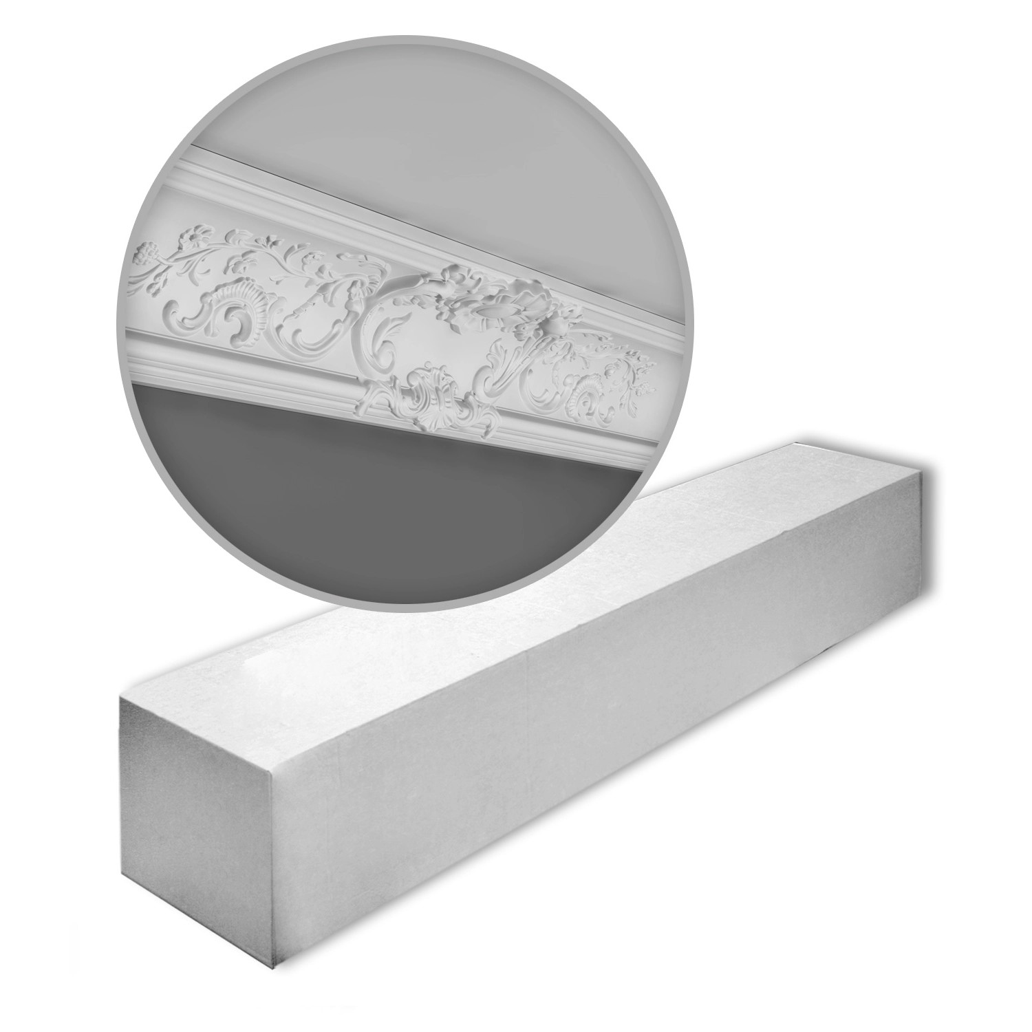 Thumbnail - ORAC DECOR C338A LUXXUS Zierleisten 1 Karton Set 6 Stuckleisten 12 m Weiß