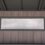 Detailansicht: Netzfenster im Sunjoy Gartenhaus Mambo, Anthrazit. Terrassenüberdachung für Outdoor Küche.