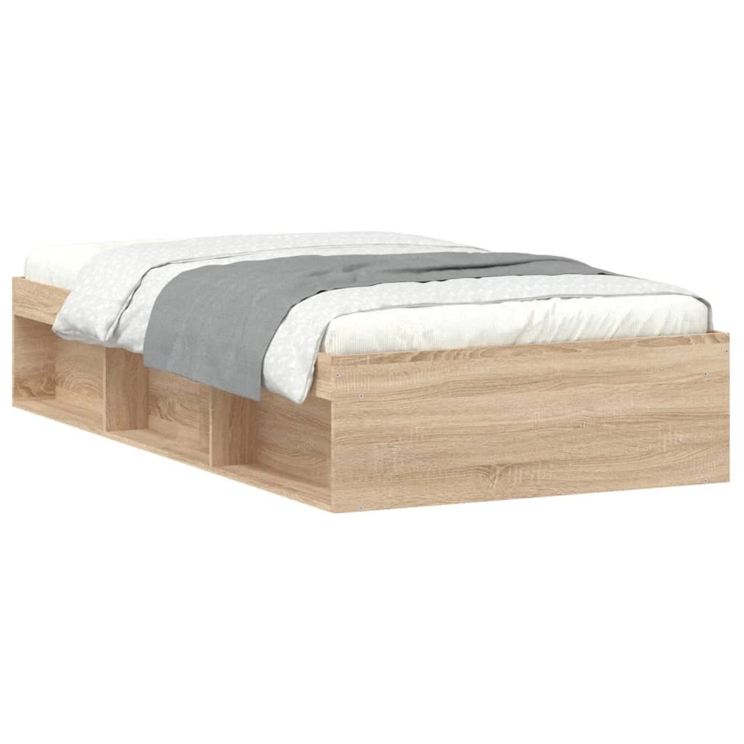 vidaXL Bettgestell Sonoma-Eiche 90x200 cm1909028 günstig online kaufen