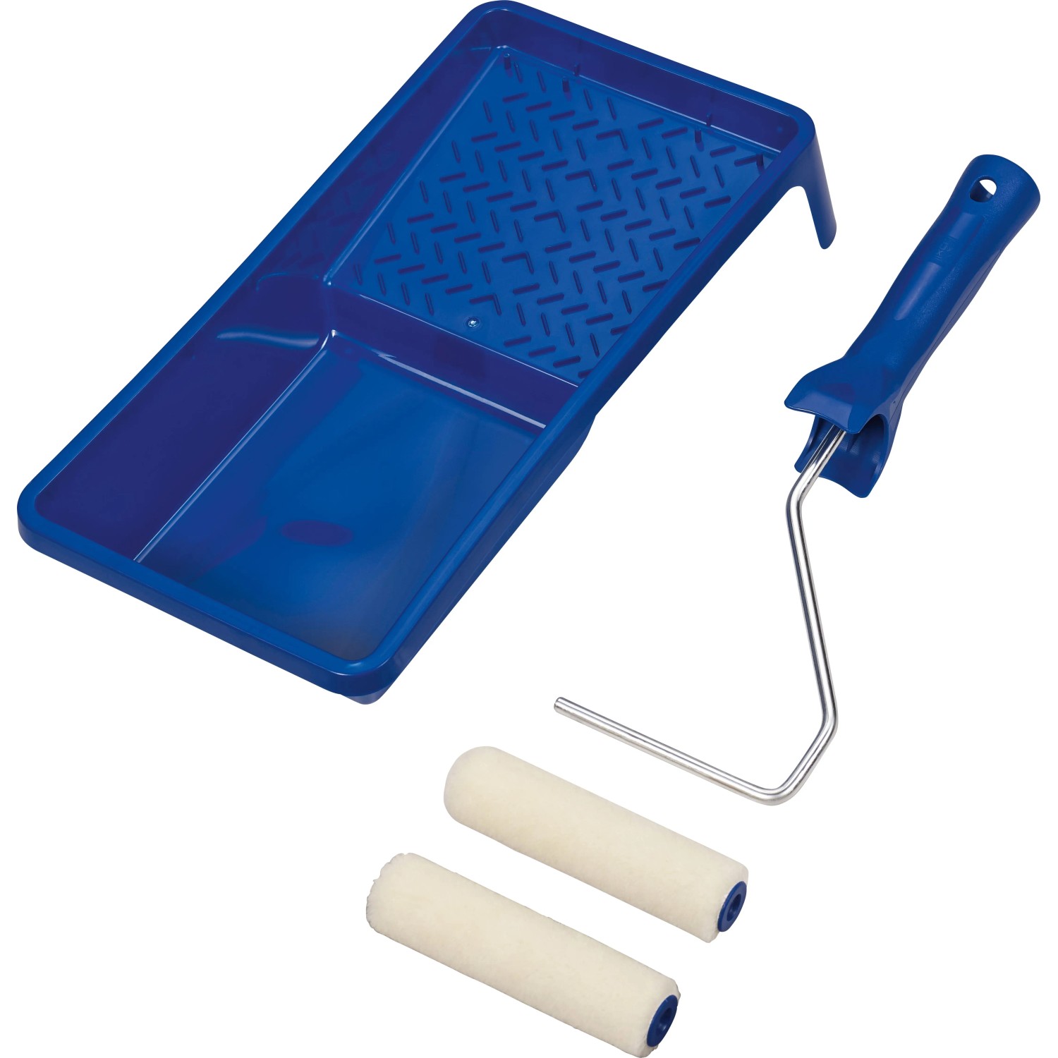 LUX-TOOLS Rollerset Velour 4-teilig