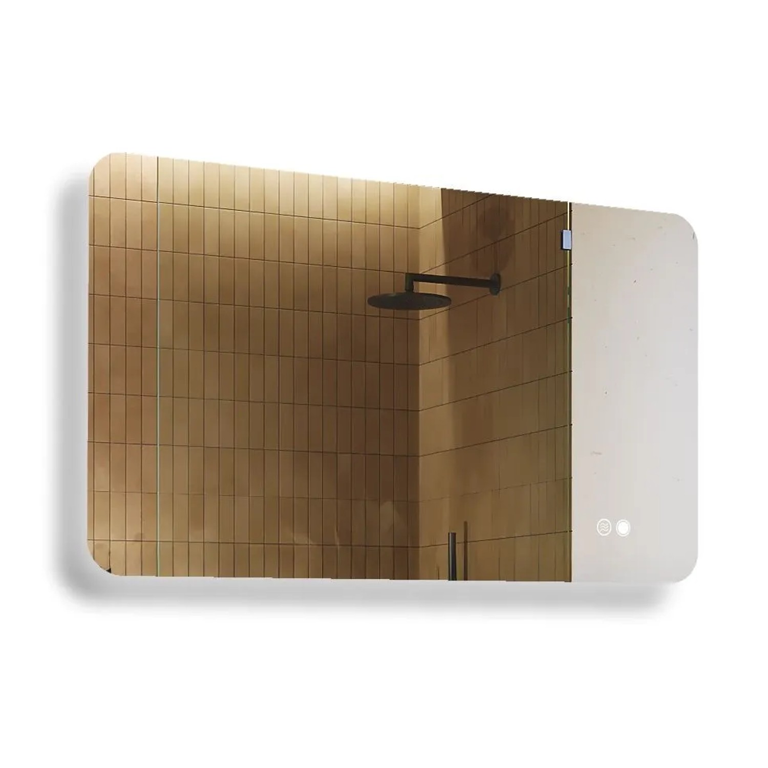 Artforma LED Badspiegel Rechteckig 120x70 cm mit Beleuchtung Antibeschlag Touch Dual LED Rahmenlos IP20 M109