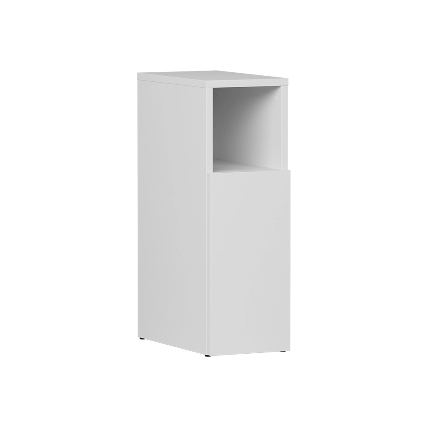 Vicco Nachttisch Enton Weiß 20 x 60 mit 1 Tür