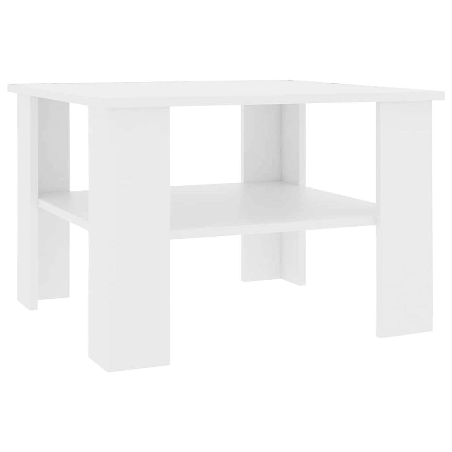vidaXL Couchtisch Weiß 60x60x42 cm Holzwerkstoff 800207 günstig online kaufen