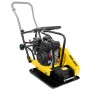 Güde Rüttelplatte GRP 80E, gelb-schwarze Baumaschine zur Bodenverdichtung.