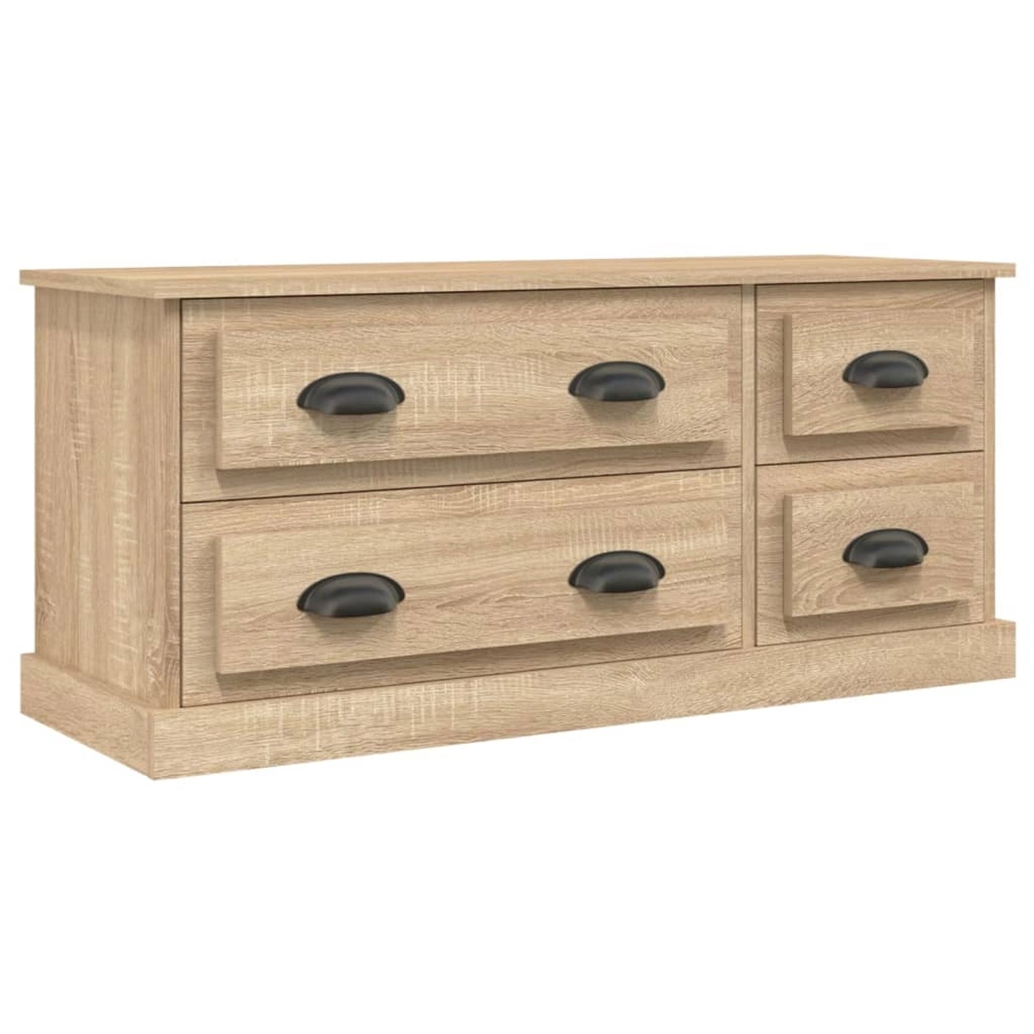 VidaXL TV-Schrank Sonoma-Eiche 100x35,5x45 cm Holzwerkstoff günstig online kaufen