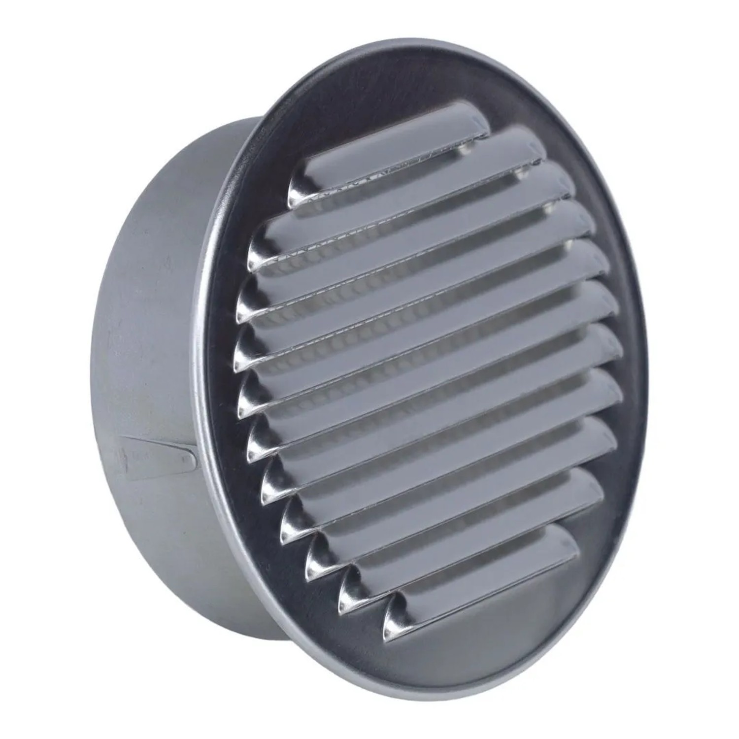 Subtiel Lüftungsgitter/Ansaugstutzen Aluminium Ø 125 mm