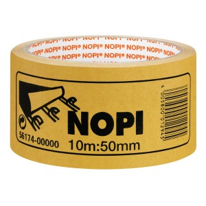 Rolle Nopi Verlegeband, 10 m x 50 mm, doppelseitiges Klebeband für vielseitige Anwendungen.