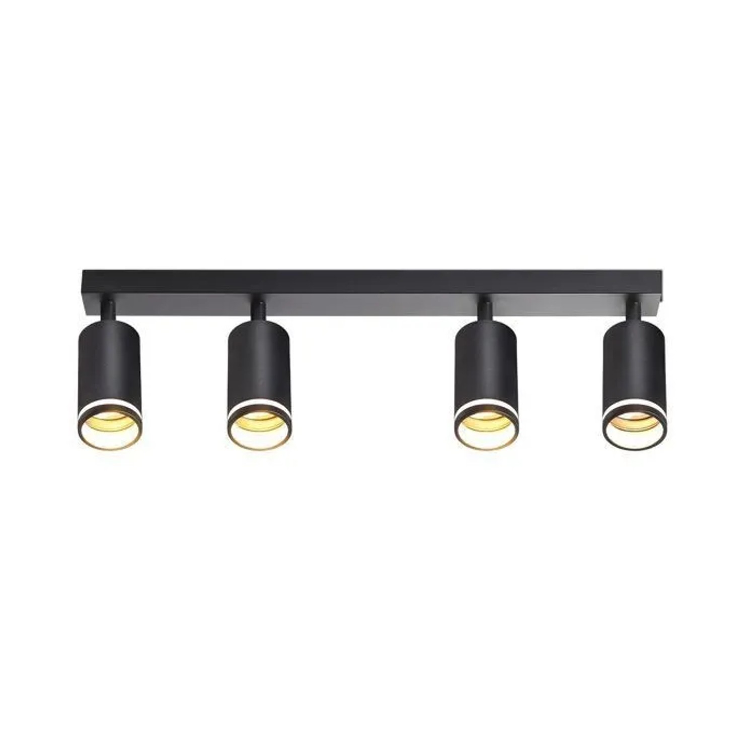 NETTLIFE Deckenstrahler aus Metall L58 Schwarz