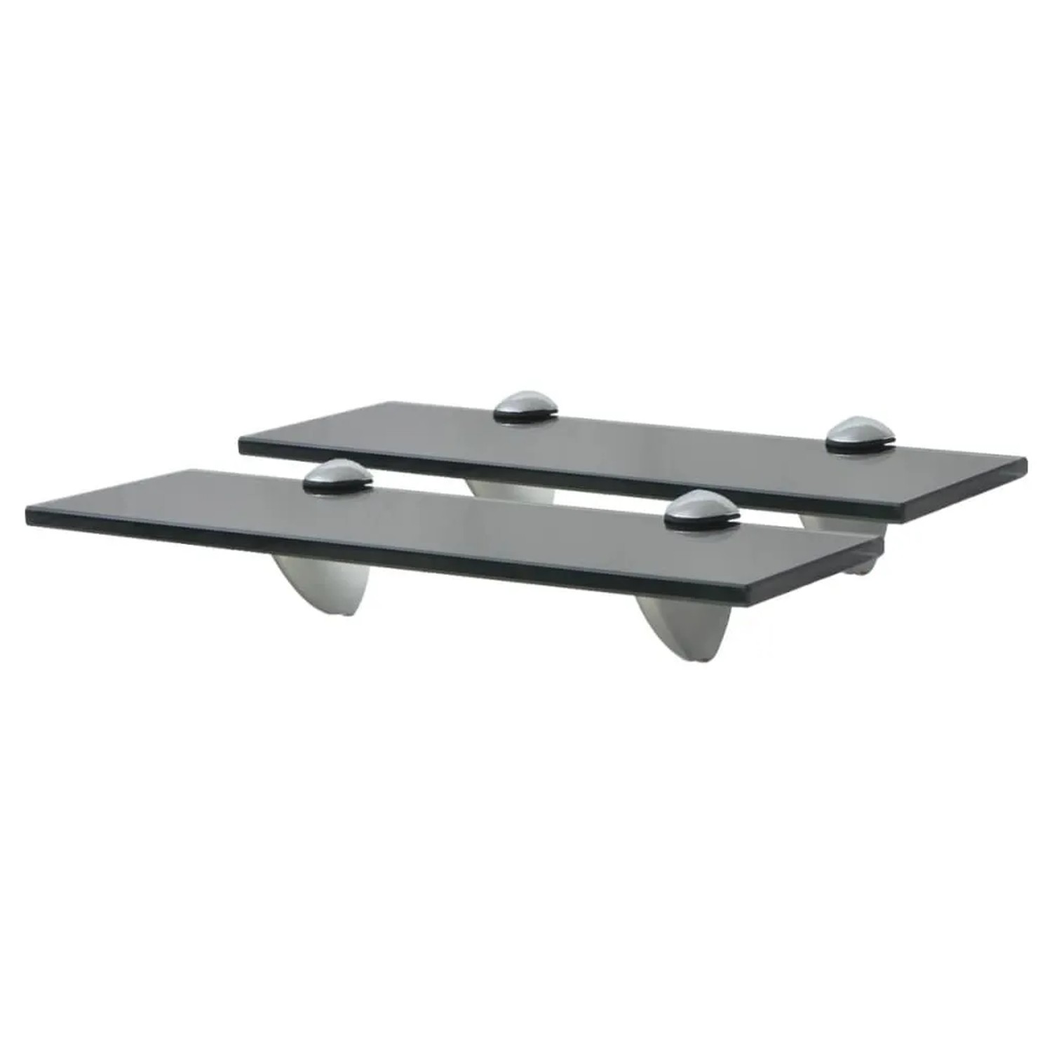 vidaXL Schweberegale 2 Stk Glas 30x20 cm 8 mm 3051526