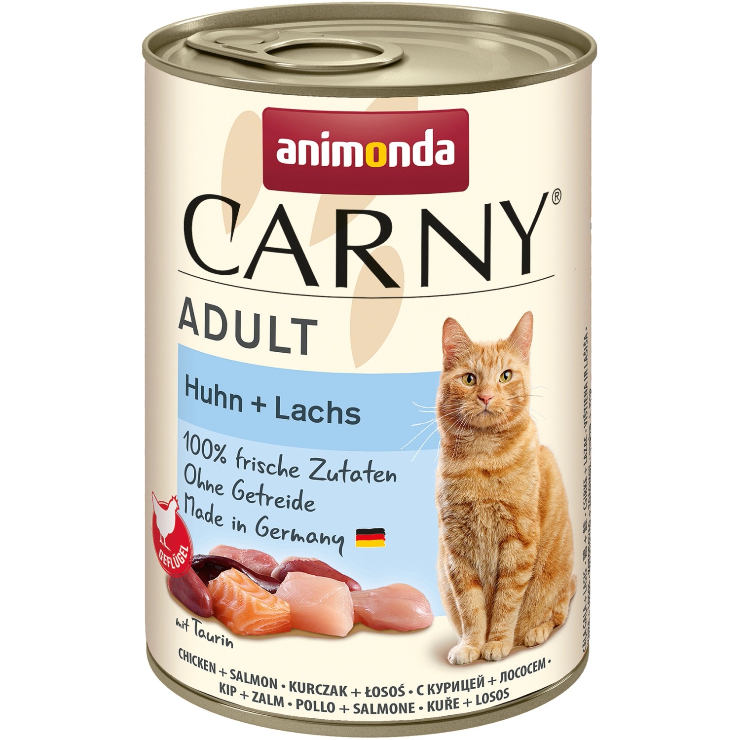 Carny Katzen-Nassfutter Adult Huhn und Lachs 400 g