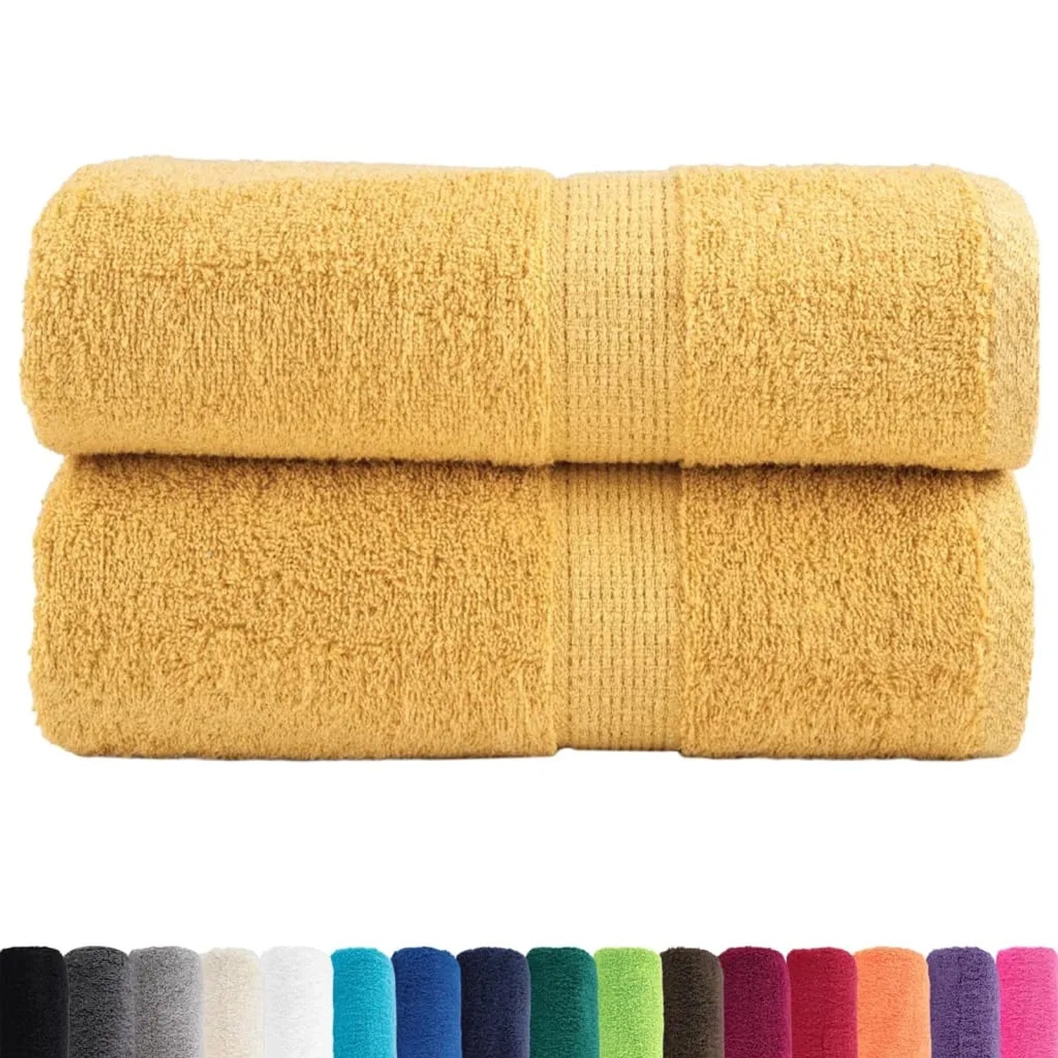 10 Weiße Waschlappen Aus Baumwolle – 30x30 Cm, Saugfähig, In 500g Oder 600g Stärke