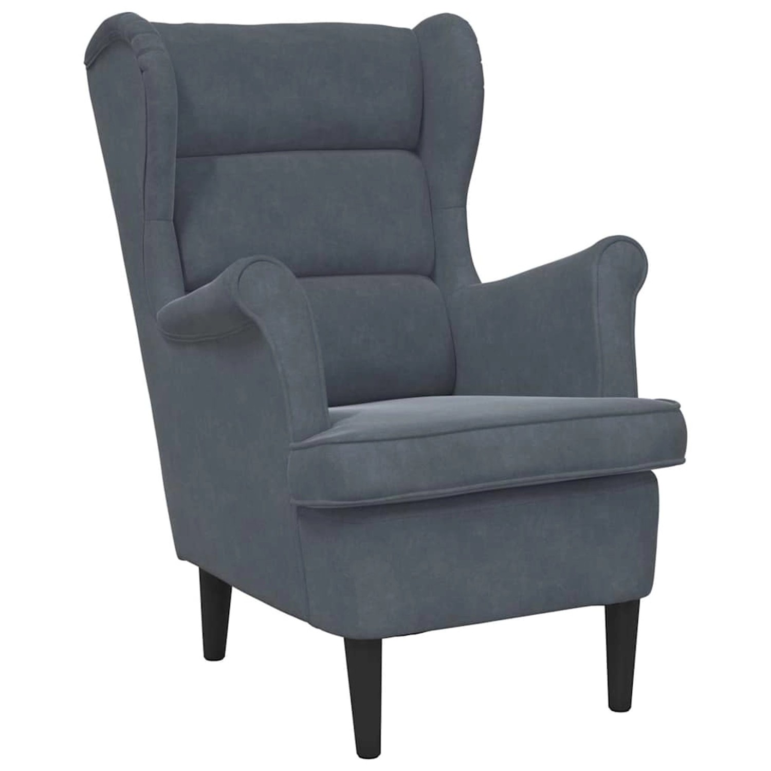 vidaXL Sessel Dunkelgrau 71 x 92 x 91 cm Samt 42012825 günstig online kaufen