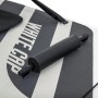 Detailaufnahme: Hydro-Force SUP White Cap mit Kajak-Sitz und Fußstütze.
