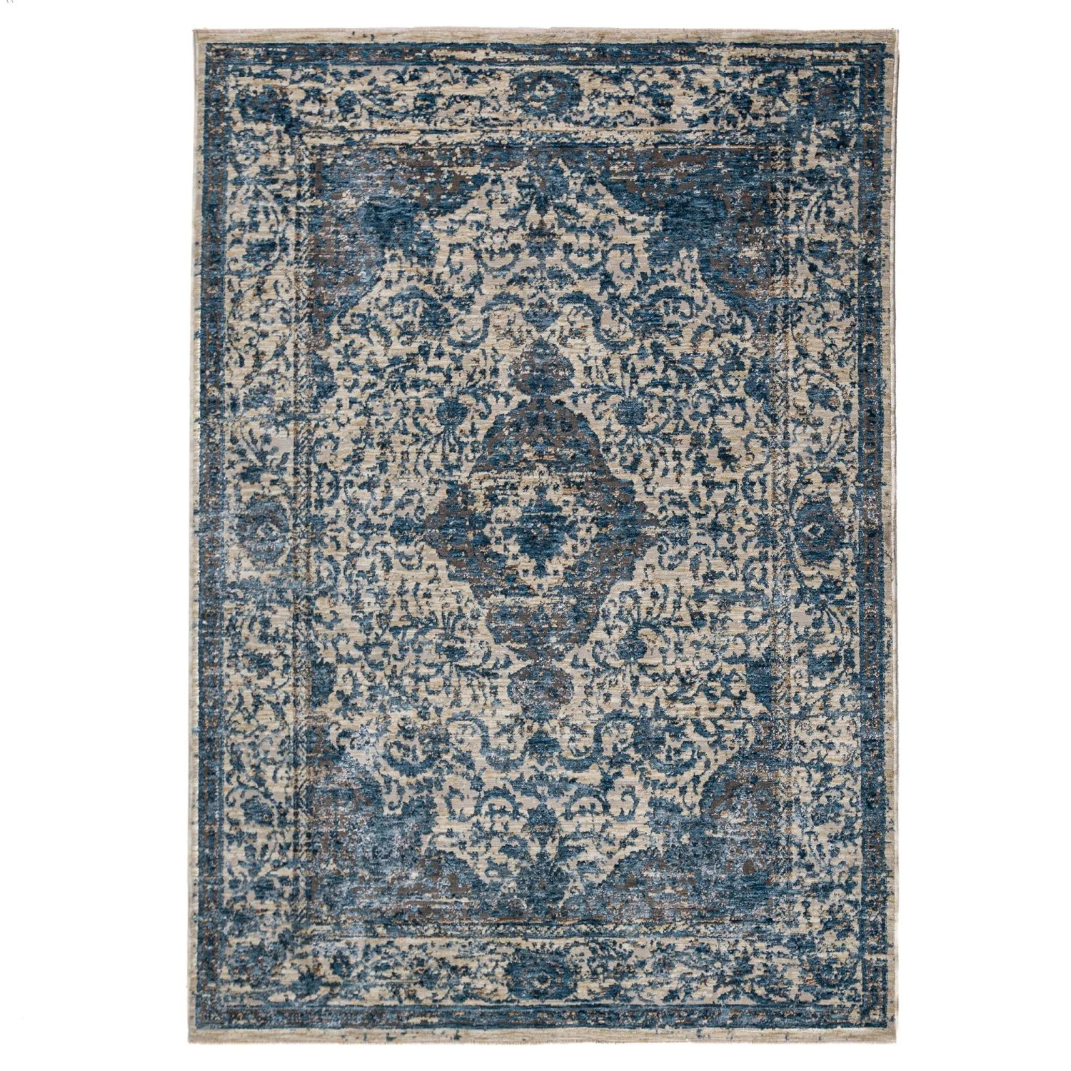 Flair Rugs Vintageteppich Cordelia Vintage 160 cm x 230 cm Blau