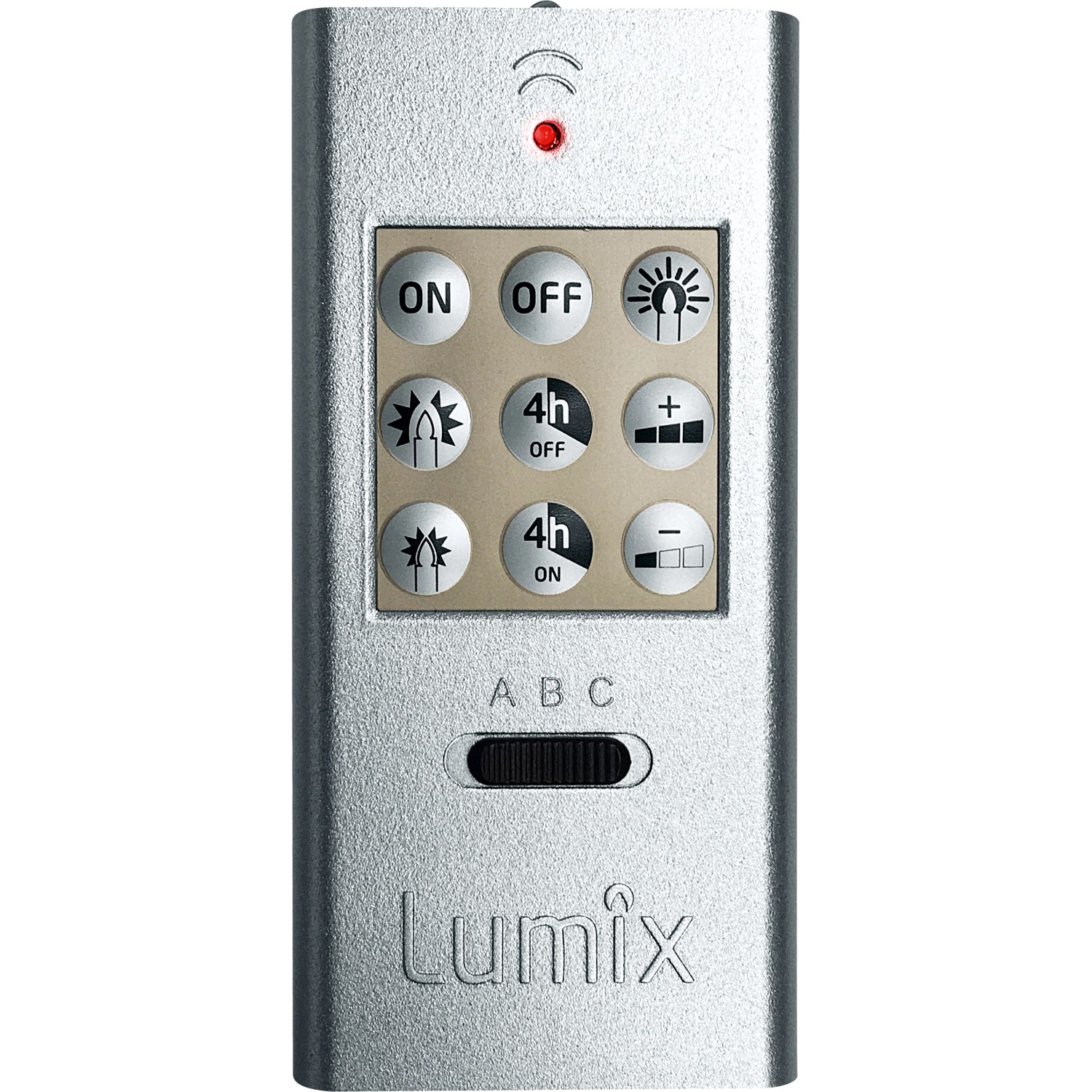 Lumix Mini Christbaumkerzen Fernbedienung zur Steuerung der Lichterkette.