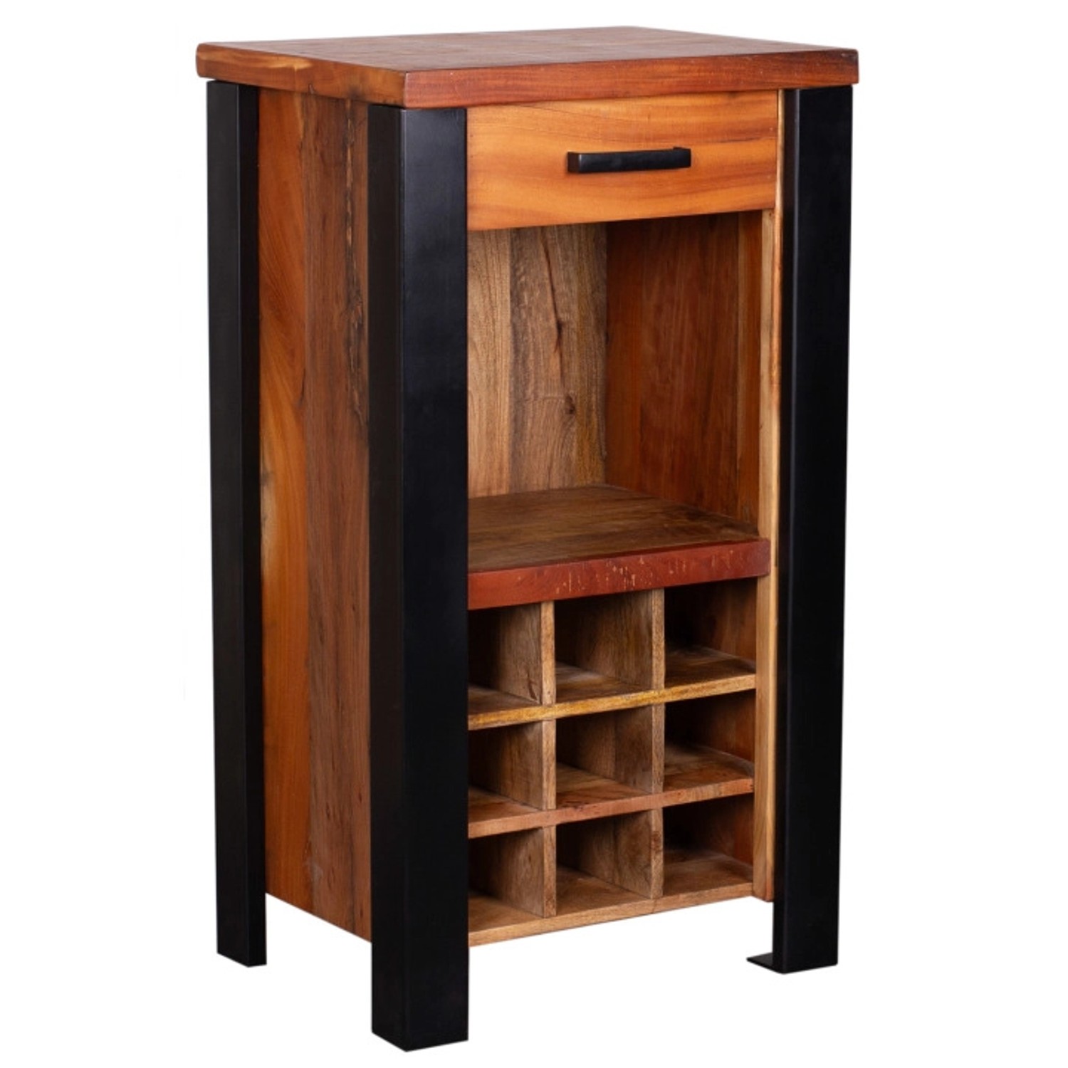 GarWoh Weinkommode Venosa Oldwood 56x45x102 Cm günstig online kaufen