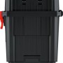Schwarzer Kistenberg HEAVY Werkzeugtrolley 2 in 1, Ansicht von vorne.