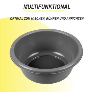 Graue Bestgoodies Schüssel aus Kunststoff, Teil eines 5er Sets für die Küche.