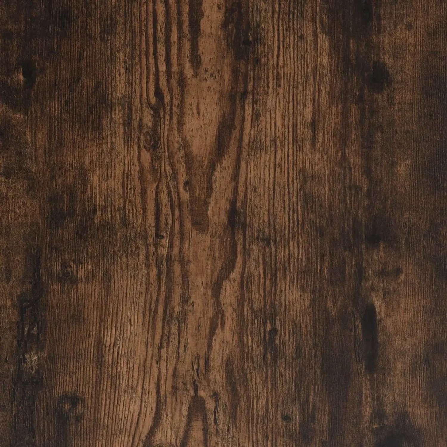 Detailaufnahme: Holzwerkstoff in Räuchereiche Optik für VidaXL Bücherregal/Sideboard.