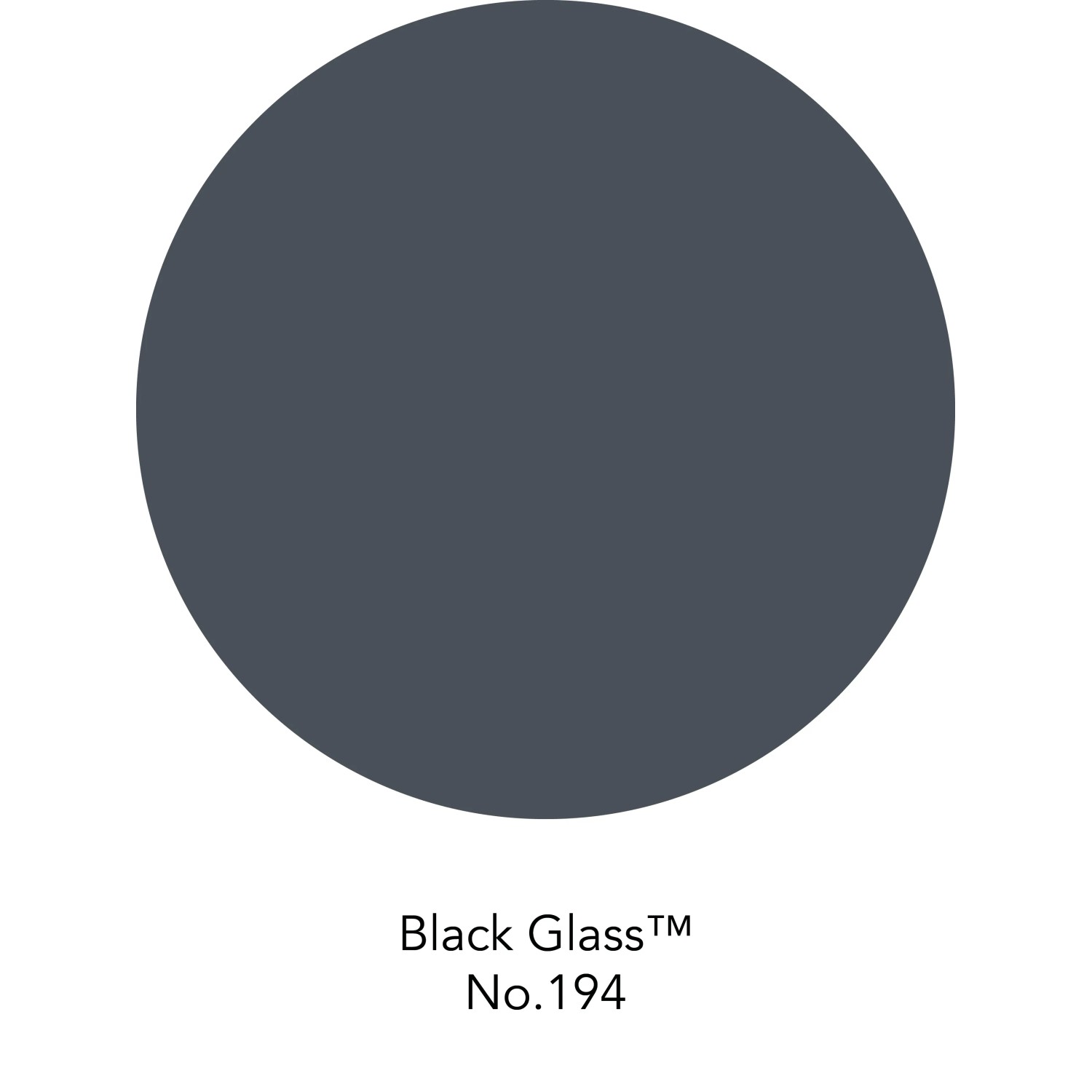ELLE DECORATION Wandfarbe Black Glass No. 194, dunkler Grauton.