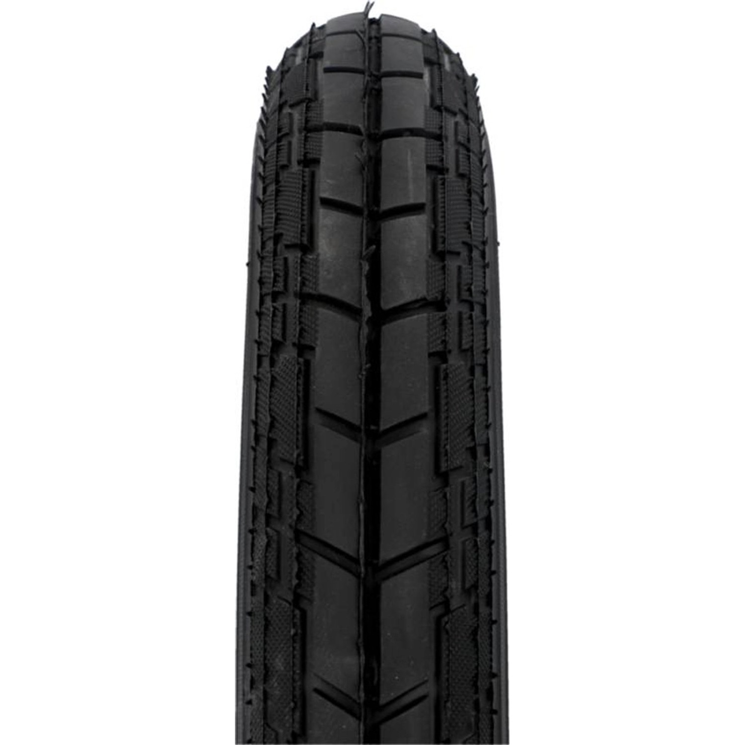 Schwarzer Fischer Fahrradreifen Straße, 30,48 cm (12 Zoll), Profil für guten Grip.