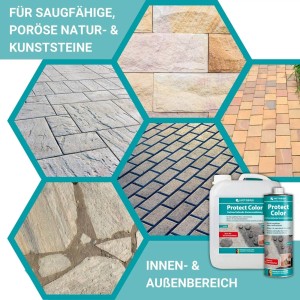 Hotrega Steinimprägnierung Protect Color Farbvertiefend 1 L
