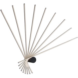 Moderne, schwarze 9-flammige LED-Deckenleuchte Shanghai von Luce Design, 100x120cm.
