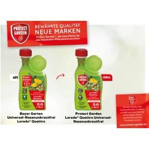 Protect Garden Loredo Quattro: Rasenunkrautfrei für bis zu 400 m² gegen Unkraut im Rasen.